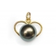 "Heremoana" Tahitian pearl pendant