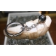 Key ring and Tahitian pearl