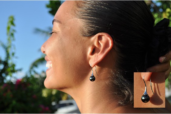"Déesse" Silver earrings