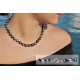 "Ibis" black pearl Necklace