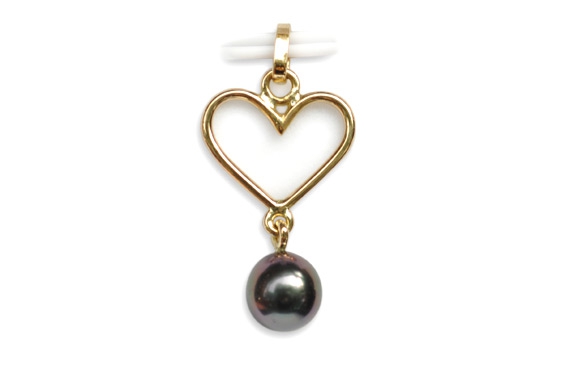 Tahitian pearl pendant "Herearii"