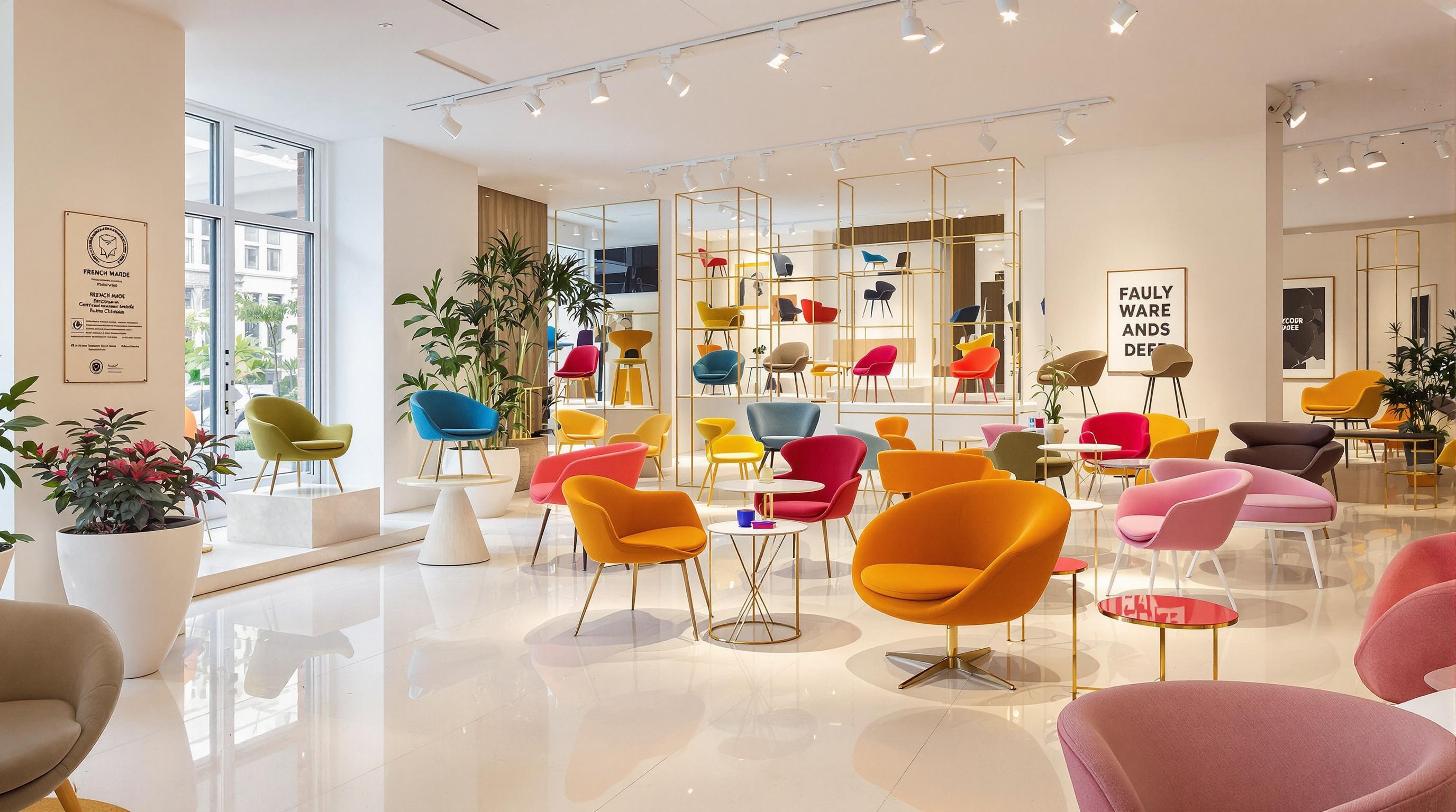 Boutique spécialisée chaises design colorées Made in France certifications