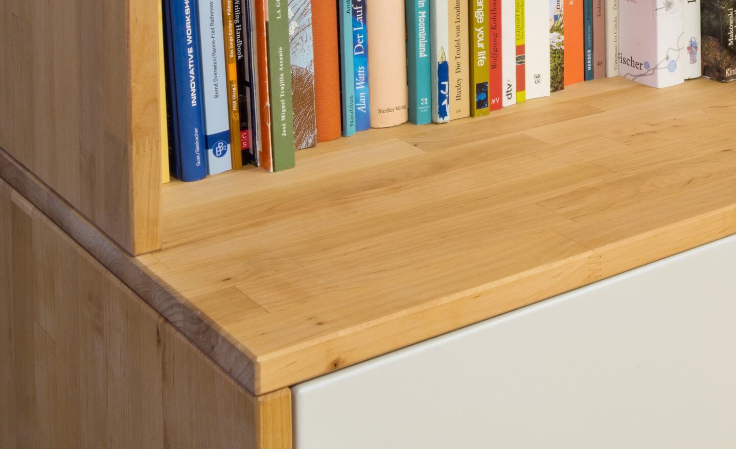 Capture d'écran interface configurateur Pickawood bibliothèque options dimensions essence bois finitions