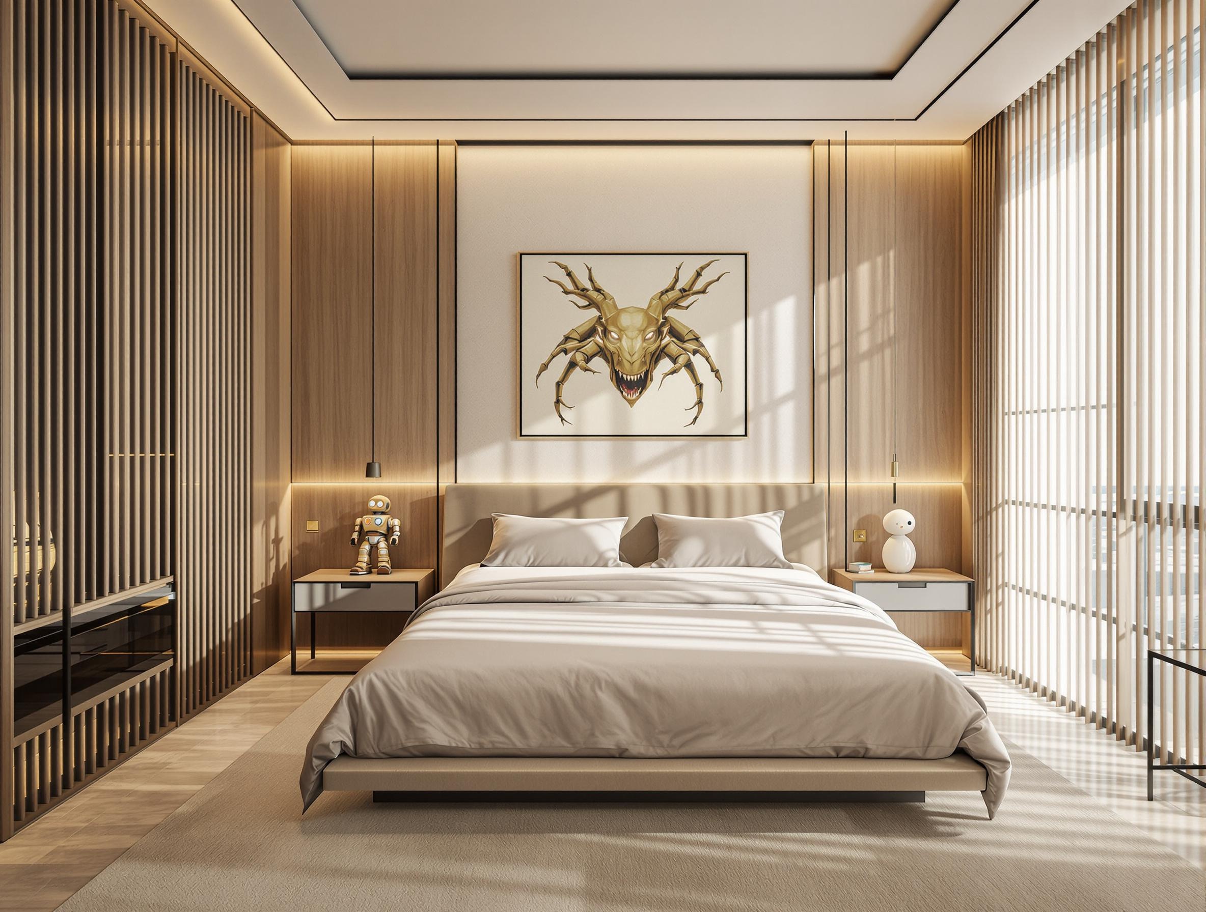 Chambre hybride combinant traditions et science du sommeil