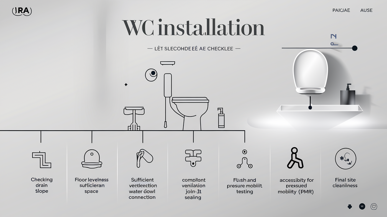 Checklist pour une installation WC réussie dans une salle de bain