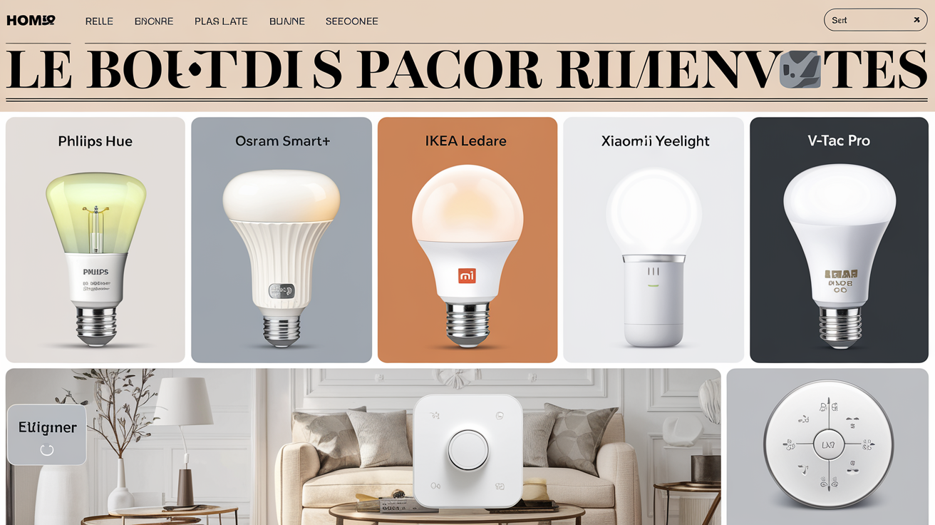 Comparatif des ampoules LED compatibles avec des variateurs, fiche pratique