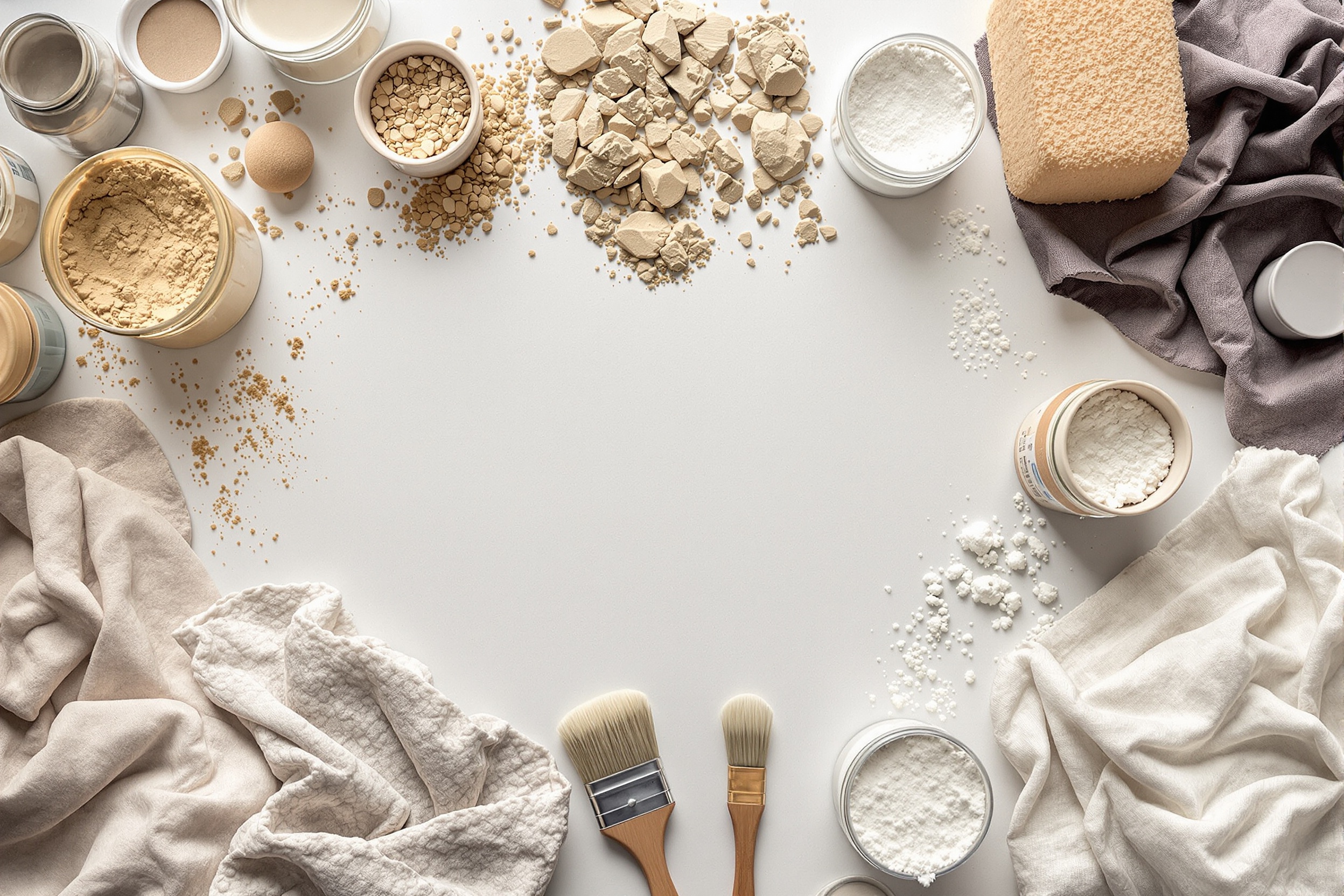 Outils et produits essentiels pour patine murale élégante