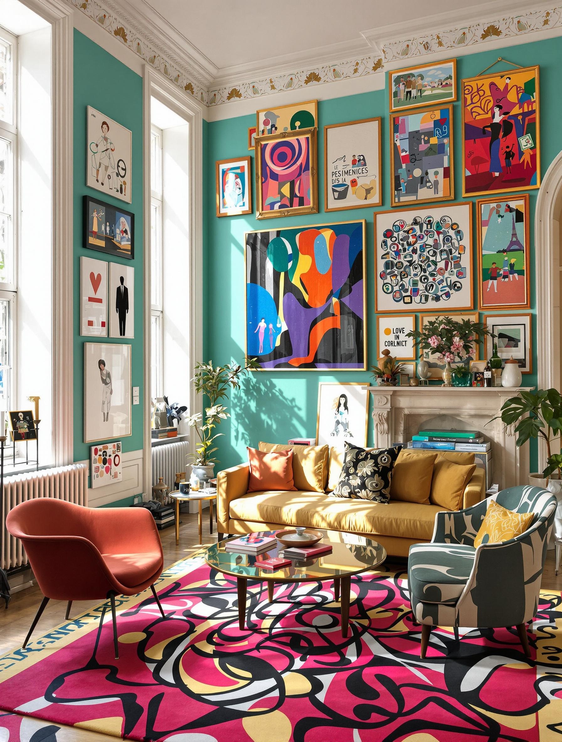Scénographie immersive à la Galerie Amélie, Maison d’Art