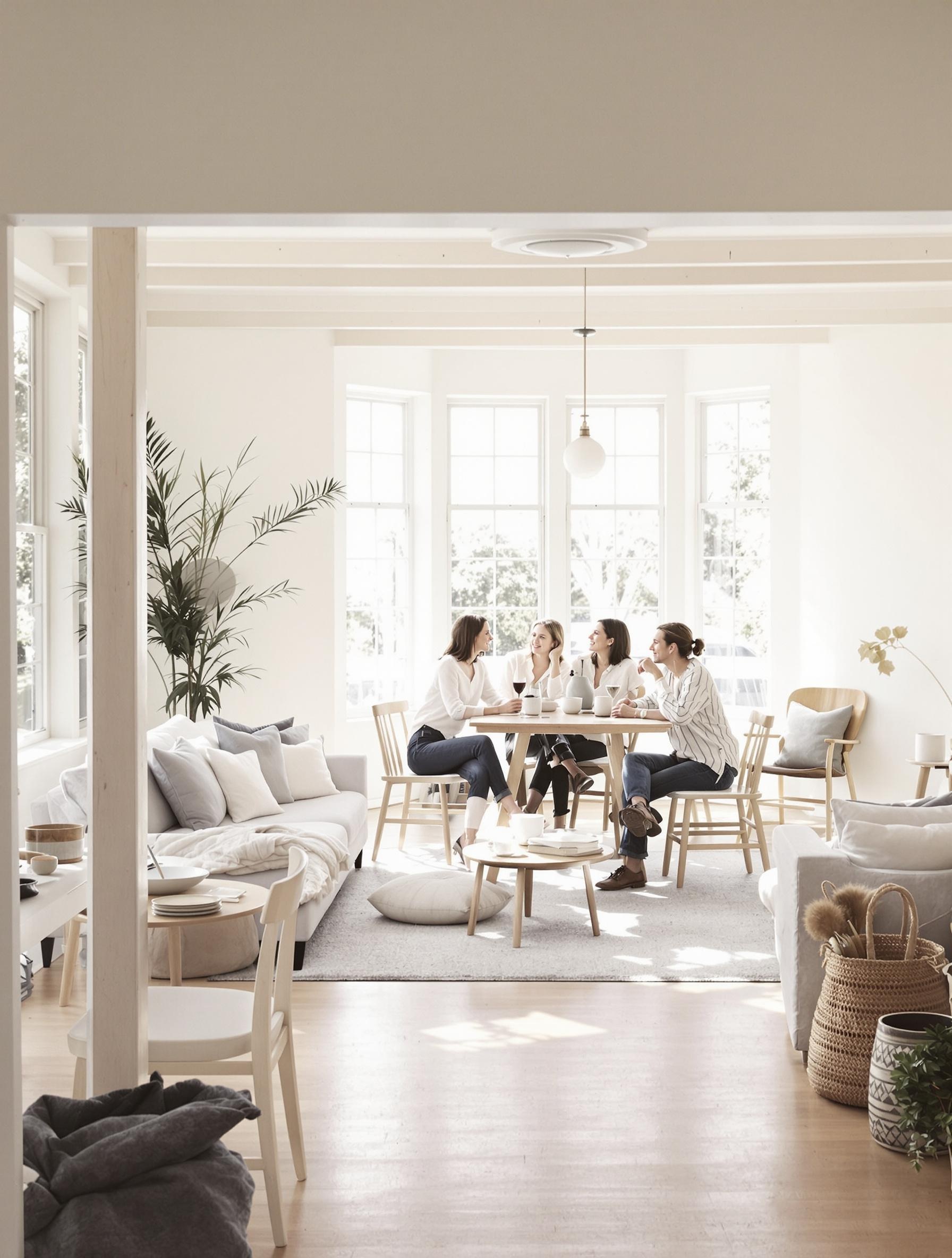 Intérieur minimaliste inspiré du style Kinfolk, ambiance Oregon
