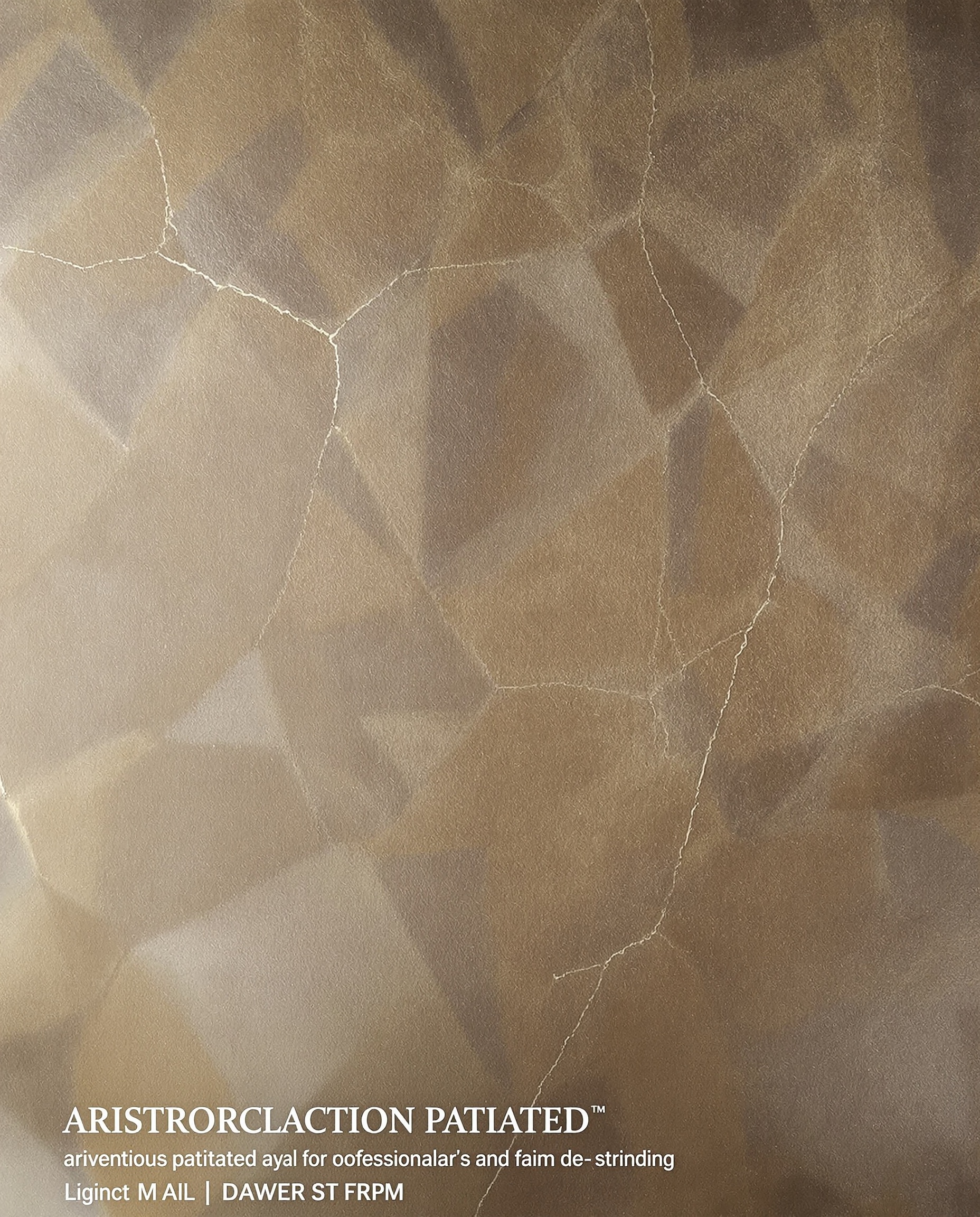 Mur patiné aristocratique contemporain