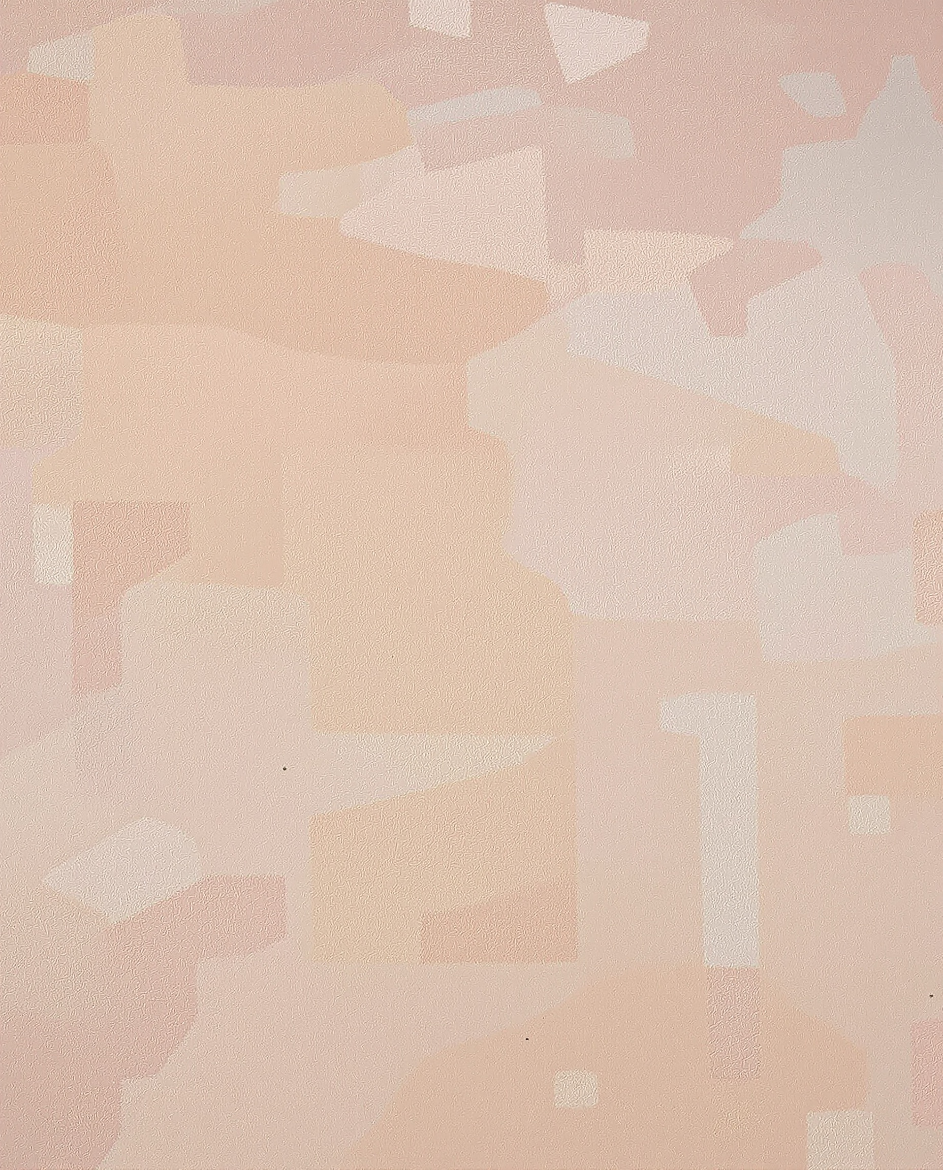 Un mur magnifiquement patiné, révélant des couches subtiles de teintes douces et une texture invitante, illustrant l'élégance de l'usure simulée. La lumière met en valeur les nuances et les imperfections délibérées, créant un sentiment de profondeur et d'histoire, à rebours des surfaces unies et impersonnelles.