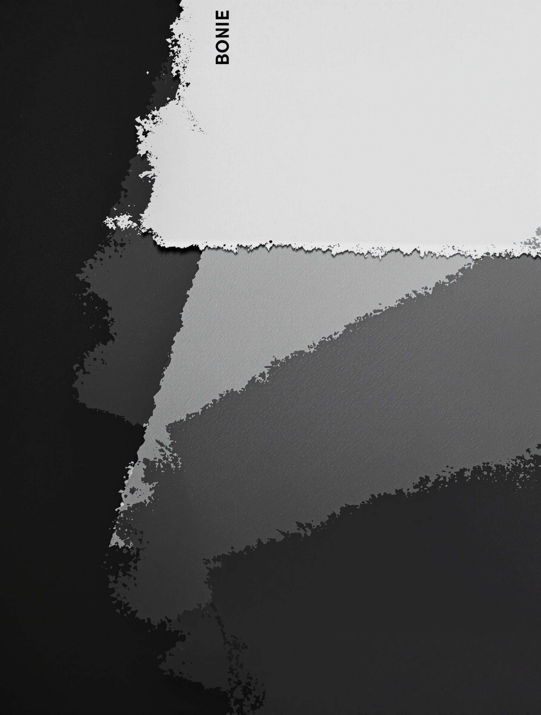 Palette de peinture anthracite, noir bleuté et ébène en camaïeu