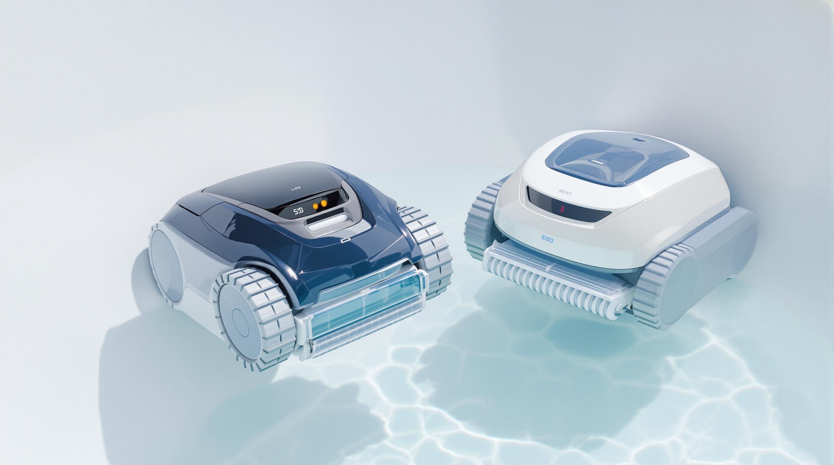 robots piscine hors sol silencieux design discret